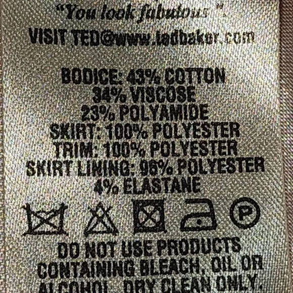 Ted Baker London Womens Pink Mimee‎ Lace Dress 3 8 - Picture 7 of 7